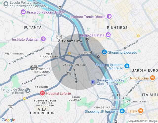 Imóvel no mapa