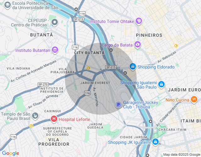 Imóvel no mapa