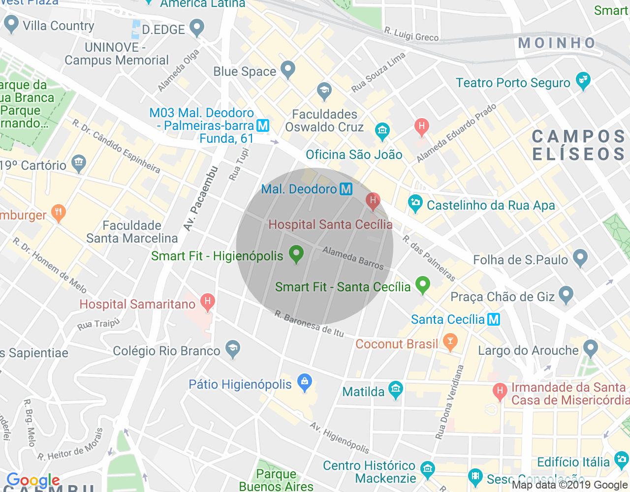Imóvel no mapa