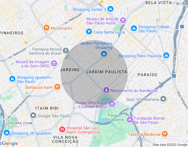 Imóvel no mapa
