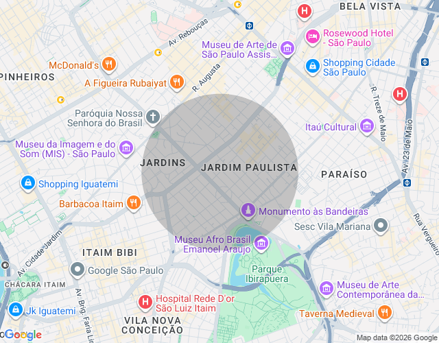 Imóvel no mapa