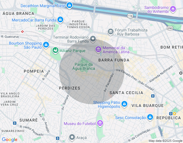 Imóvel no mapa