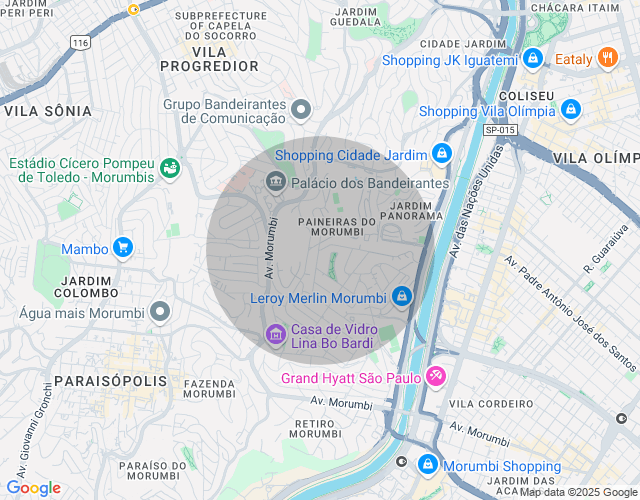 Imóvel no mapa