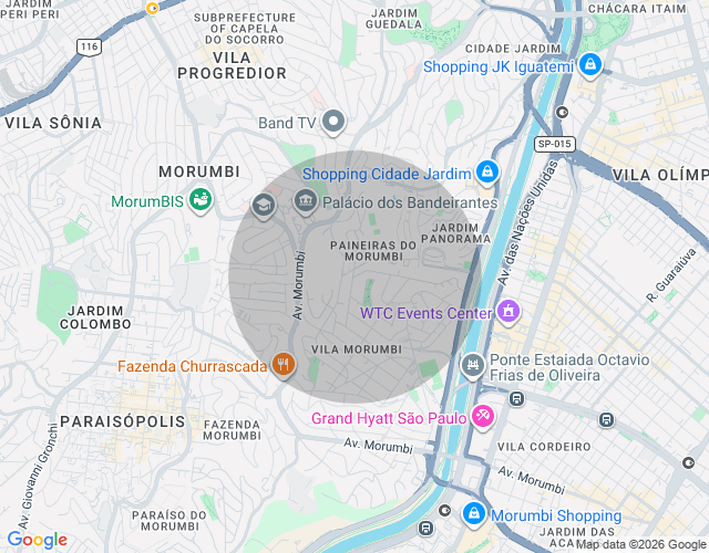 Imóvel no mapa