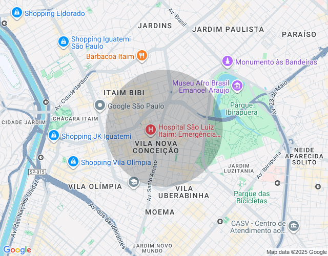 Imóvel no mapa