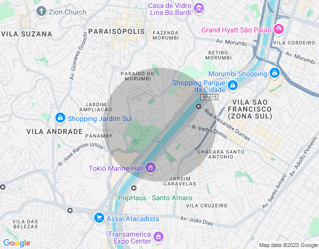 Imóvel no mapa