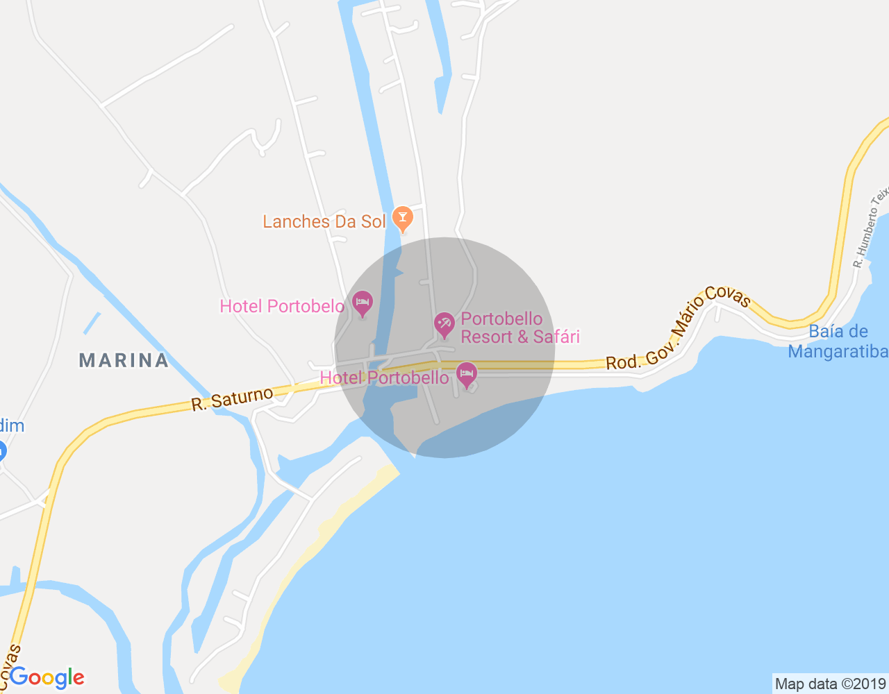 Imóvel no mapa