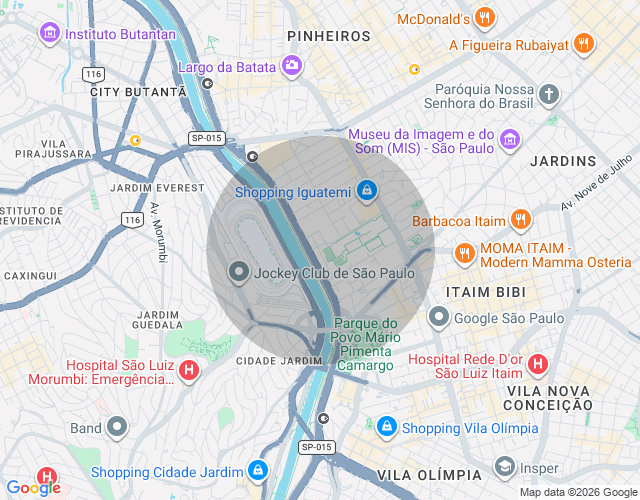 Imóvel no mapa