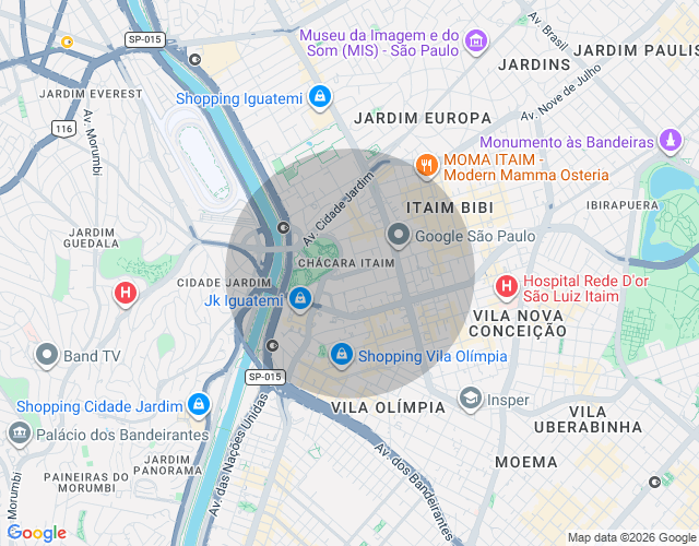 Imóvel no mapa
