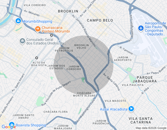 Imóvel no mapa