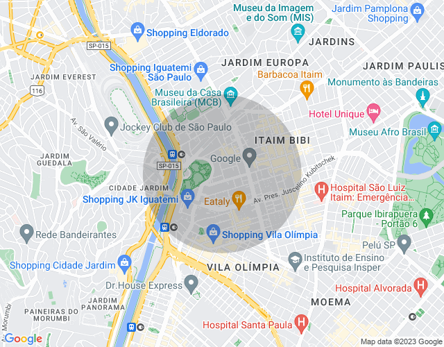 Imóvel no mapa