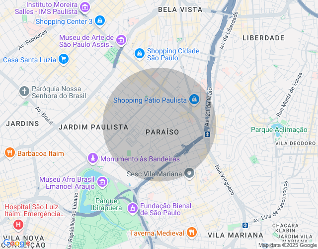 Imóvel no mapa