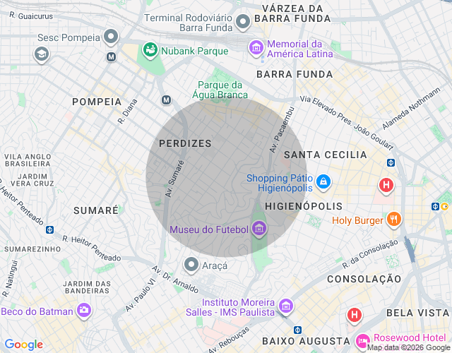 Imóvel no mapa