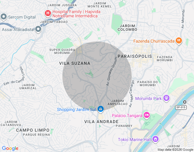 Imóvel no mapa