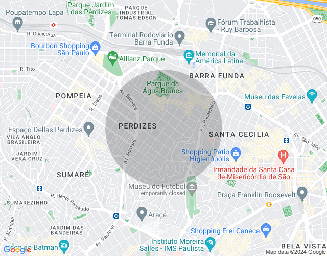 Imóvel no mapa