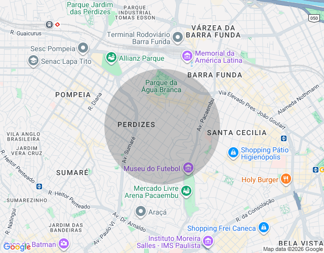 Imóvel no mapa