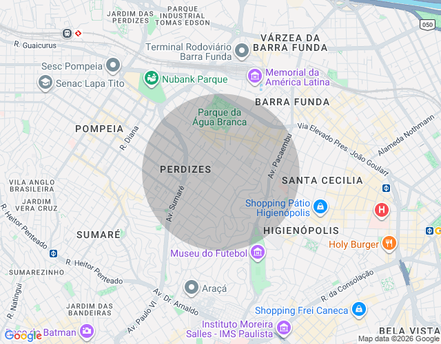 Imóvel no mapa