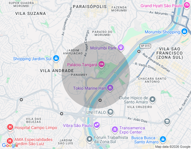 Imóvel no mapa