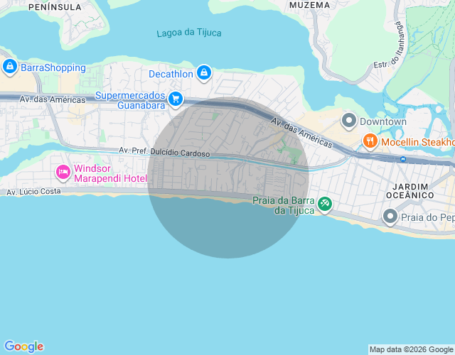 Imóvel no mapa