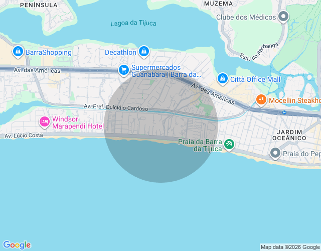 Imóvel no mapa