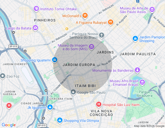 Imóvel no mapa