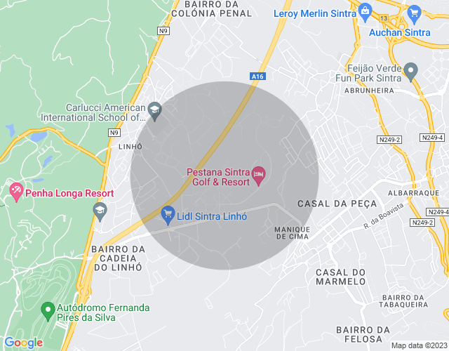 Imóvel no mapa