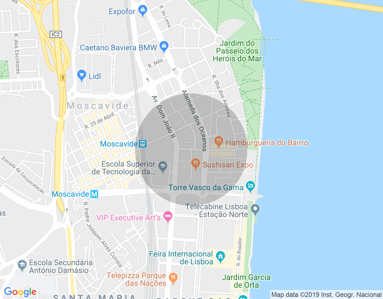 Imóvel no mapa