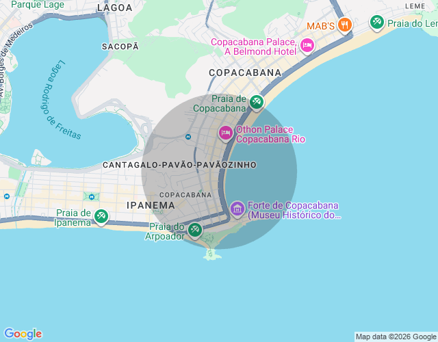 Imóvel no mapa