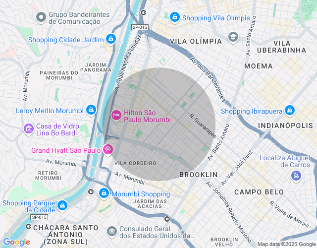 Imóvel no mapa