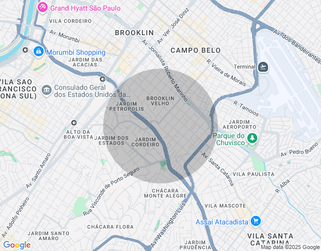 Imóvel no mapa