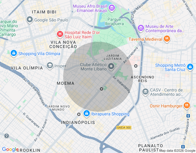 Imóvel no mapa