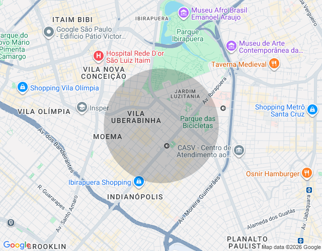 Imóvel no mapa
