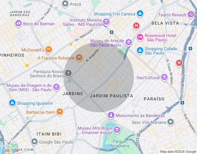 Imóvel no mapa