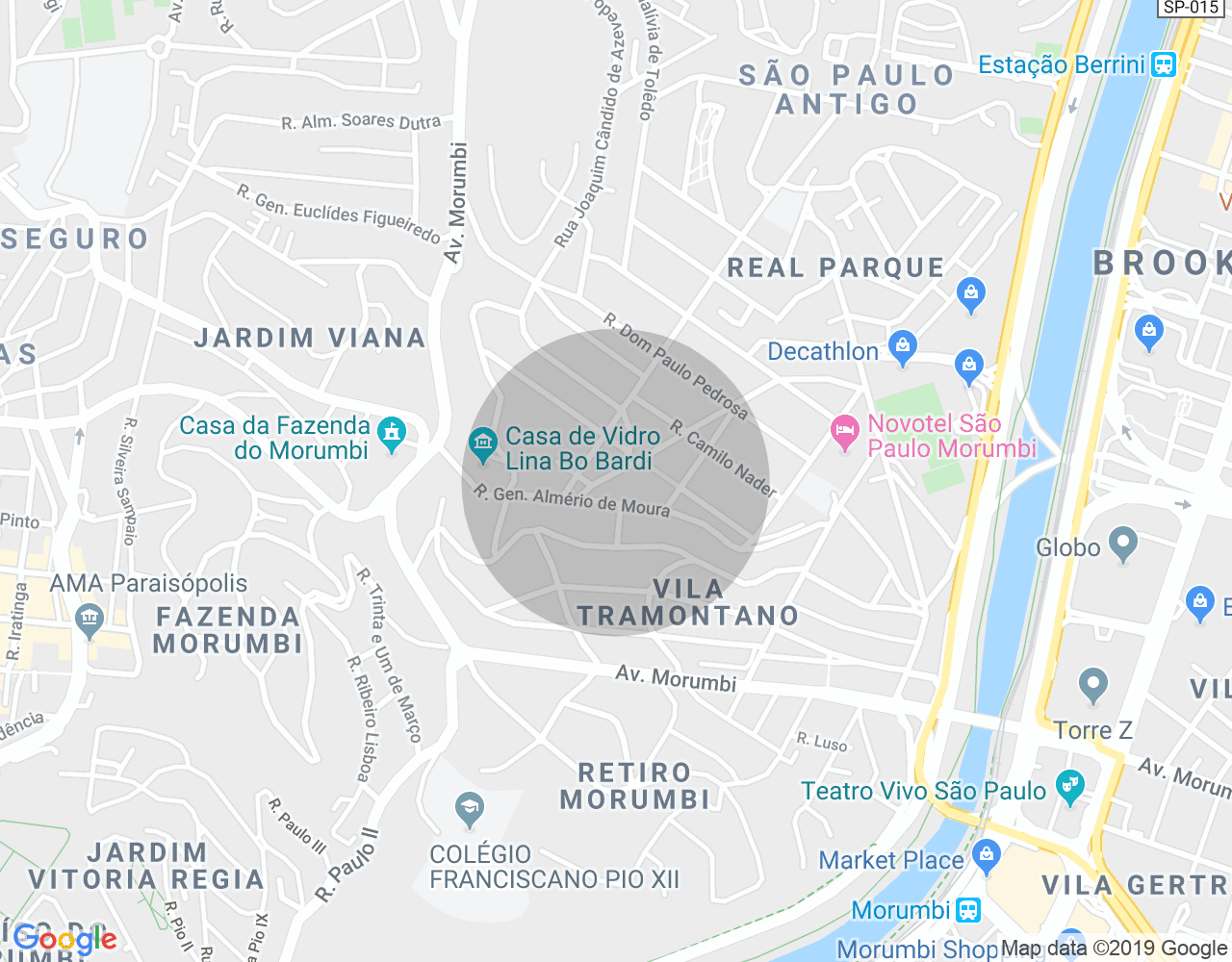 Imóvel no mapa