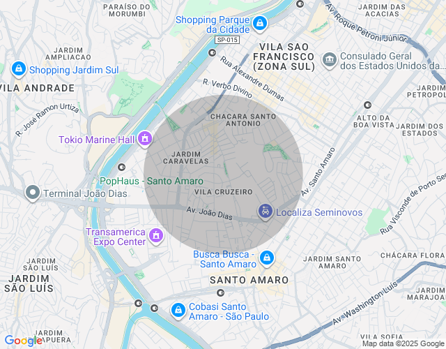 Imóvel no mapa