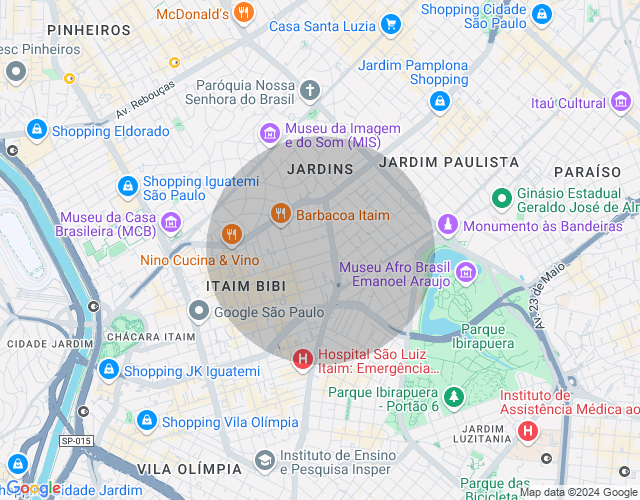 Imóvel no mapa