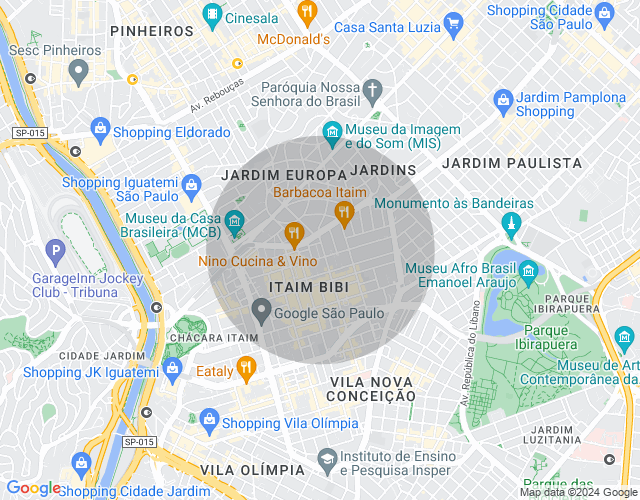 Imóvel no mapa
