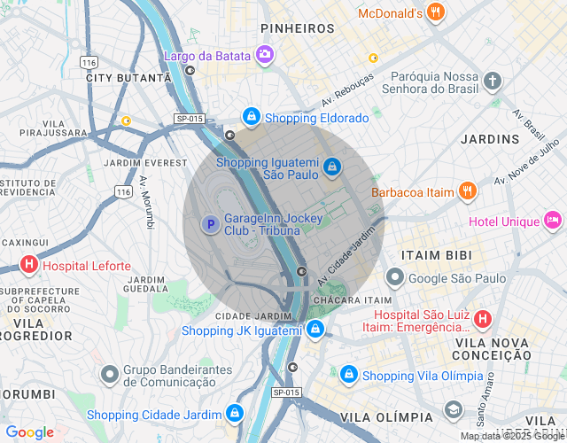 Imóvel no mapa