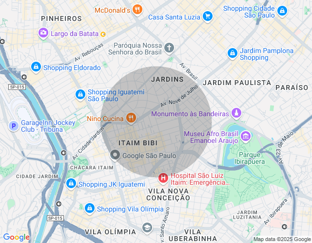 Imóvel no mapa