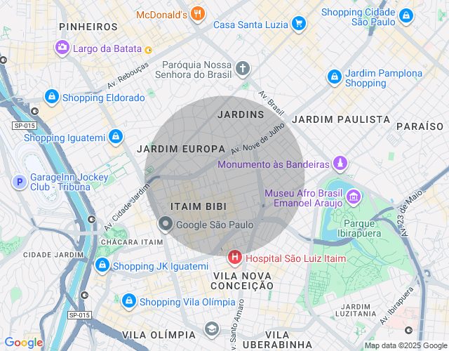 Imóvel no mapa