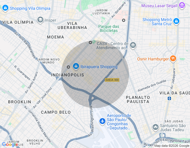 Imóvel no mapa