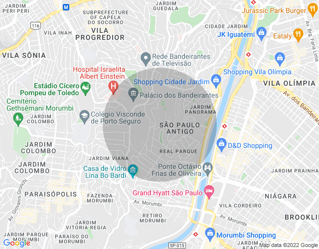 Imóvel no mapa