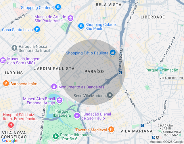Imóvel no mapa