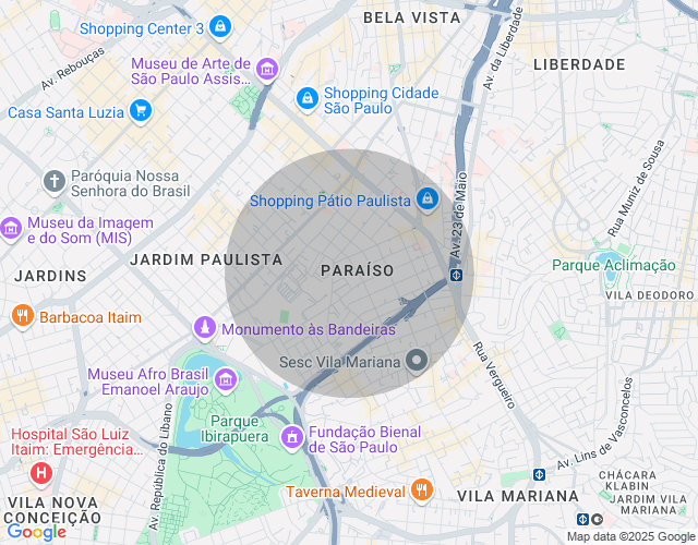 Imóvel no mapa