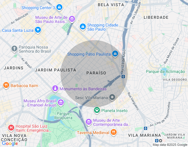 Imóvel no mapa