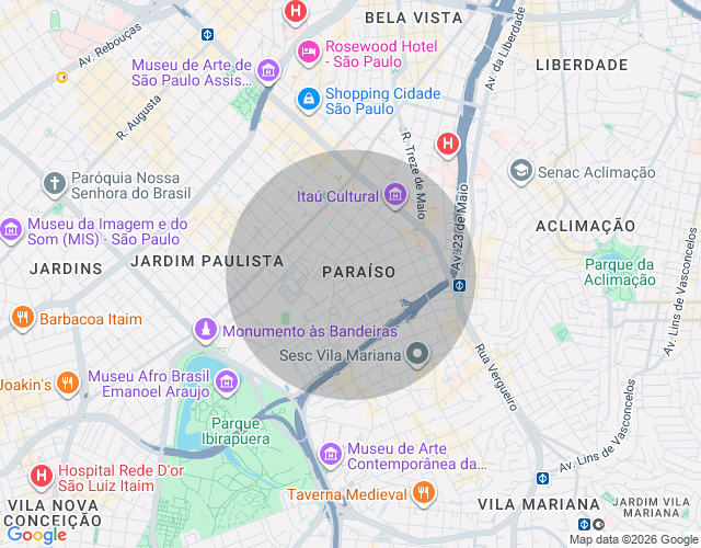 Imóvel no mapa