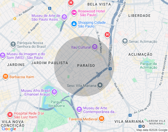 Imóvel no mapa