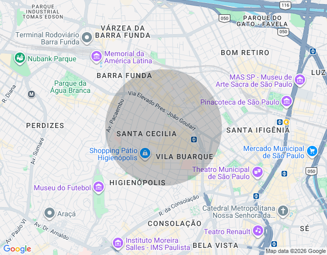 Imóvel no mapa