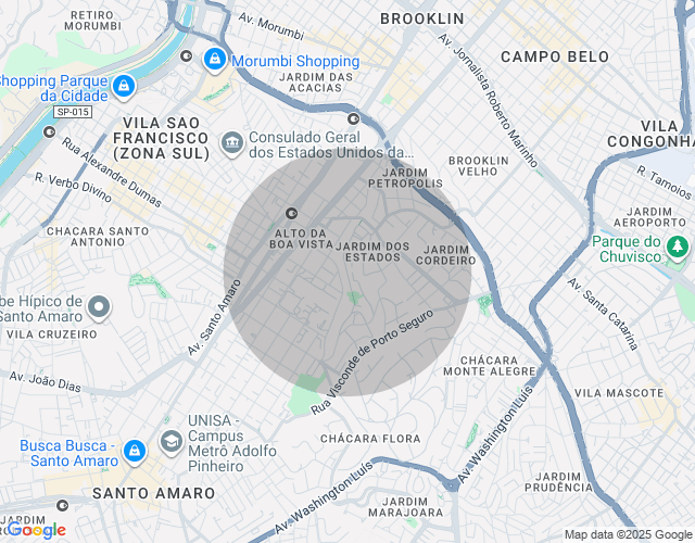 Imóvel no mapa