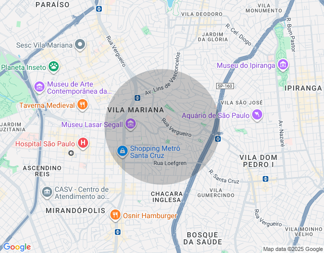 Imóvel no mapa